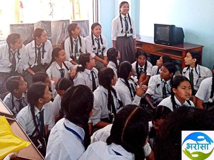 Health Awareness Classes at Gyan Shikha Boarding High School, Natole, Pulchowk